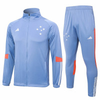 Cruzeiro Masculino Azul Treino Apresentação Futebol Tracksuit 2024-25 Cruzeiro Masculino Azul Treino Apresentação Futebol Tracksuit 2024-25