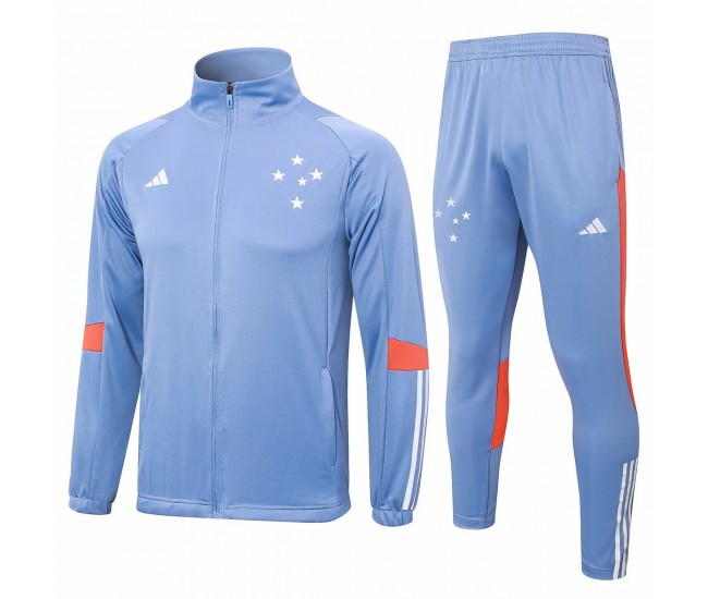 Cruzeiro Masculino Azul Treino Apresentação Futebol Tracksuit 2024-25