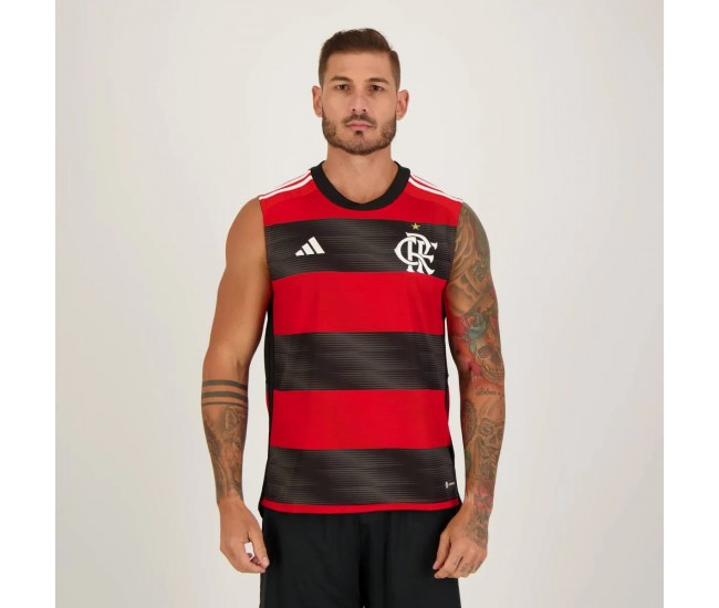 Camisa Home Sem Mangas Masculina do Flamengo 2023