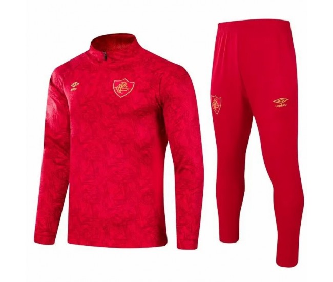 Fluminense FC Masculino Vermelho Treinamento Técnico Futebol Tracksuit 2024-25