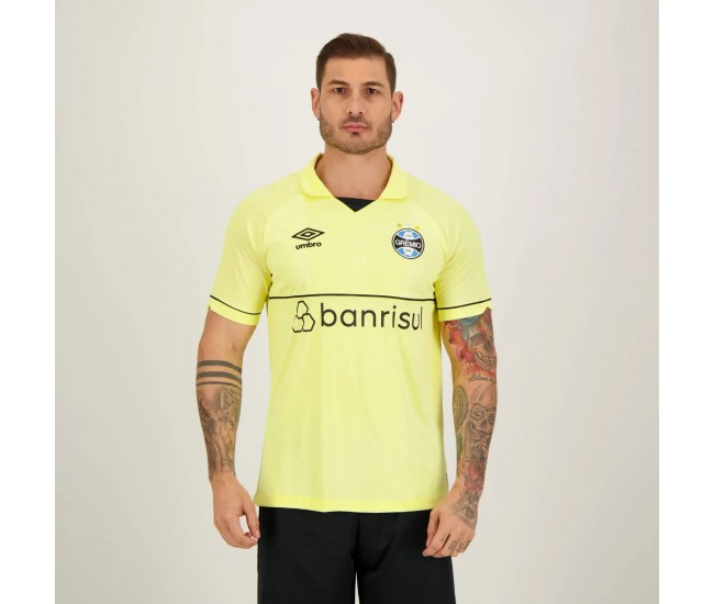 Umbro Grêmio Masculino Amarelo Goleiro Camisa de Futebol 2023