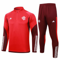 Internacional Masculino Vermelho Treinamento Técnico Futebol Tracksuit 2024-25