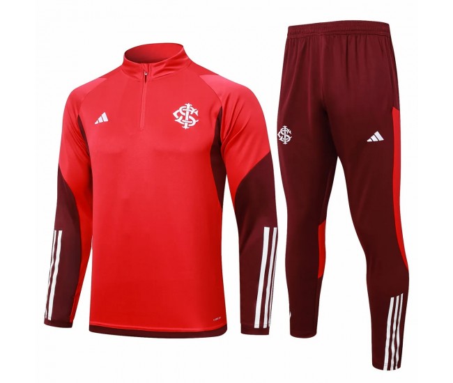 Internacional Masculino Vermelho Treinamento Técnico Futebol Tracksuit 2024-25