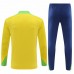 Seleção Brasileira Masculina Amarelo Treinamento Técnico Futebol Tracksuit 2024-25