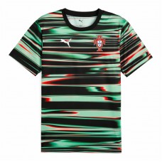 Camisa de futebol masculina pré-jogo de Portugal 2025
